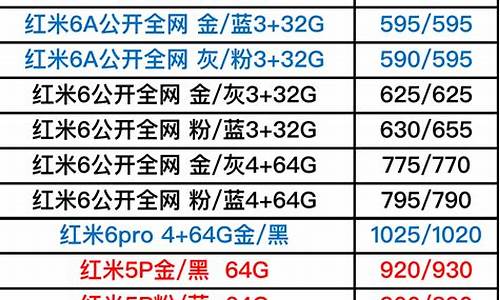 小米手机官网报价表